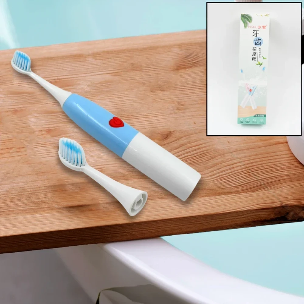 JEEZSA Electric Toothbrush Battery Operate For Home & Travelling Use (1 Pc)