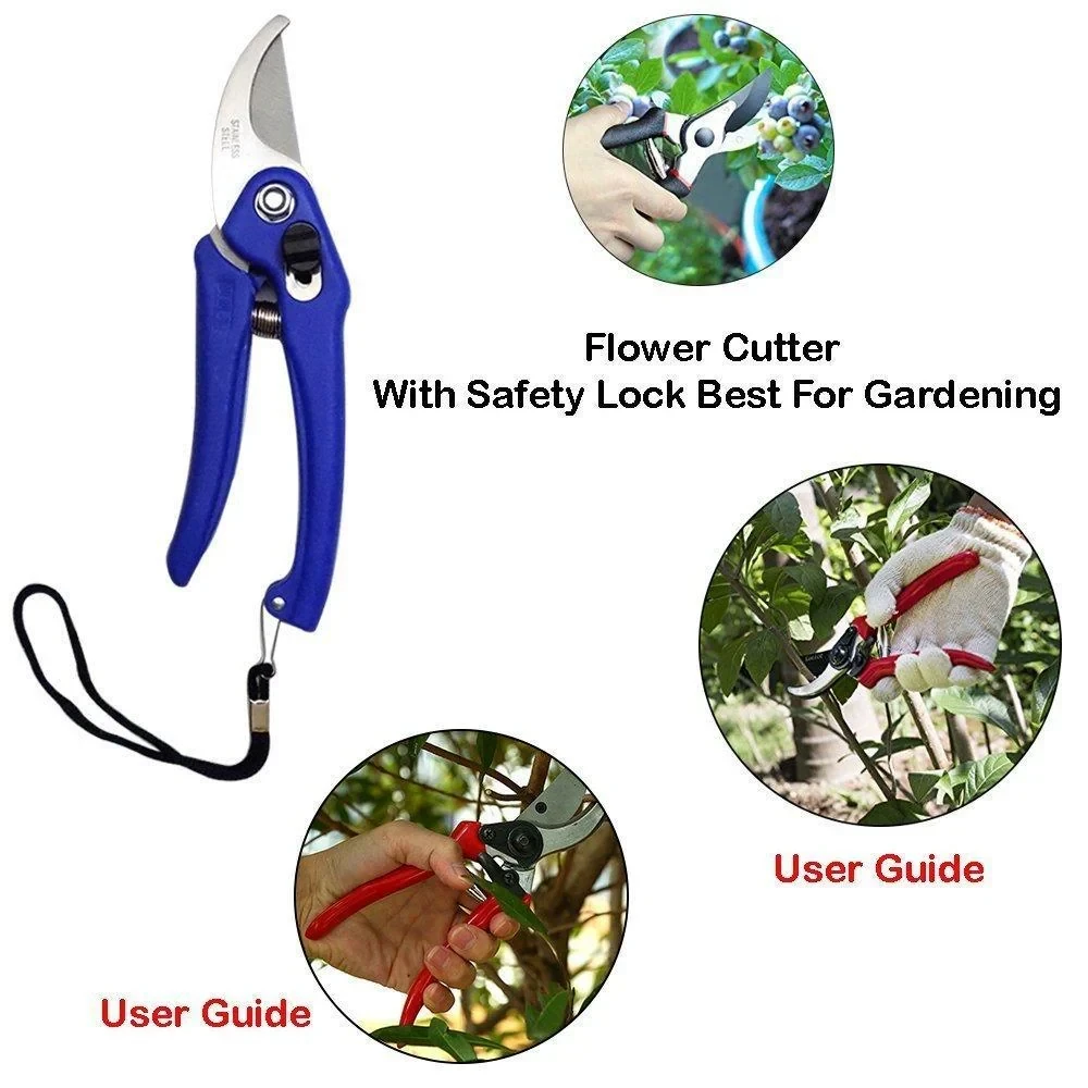 JEEZSA Stainless Steel Garden Scissors