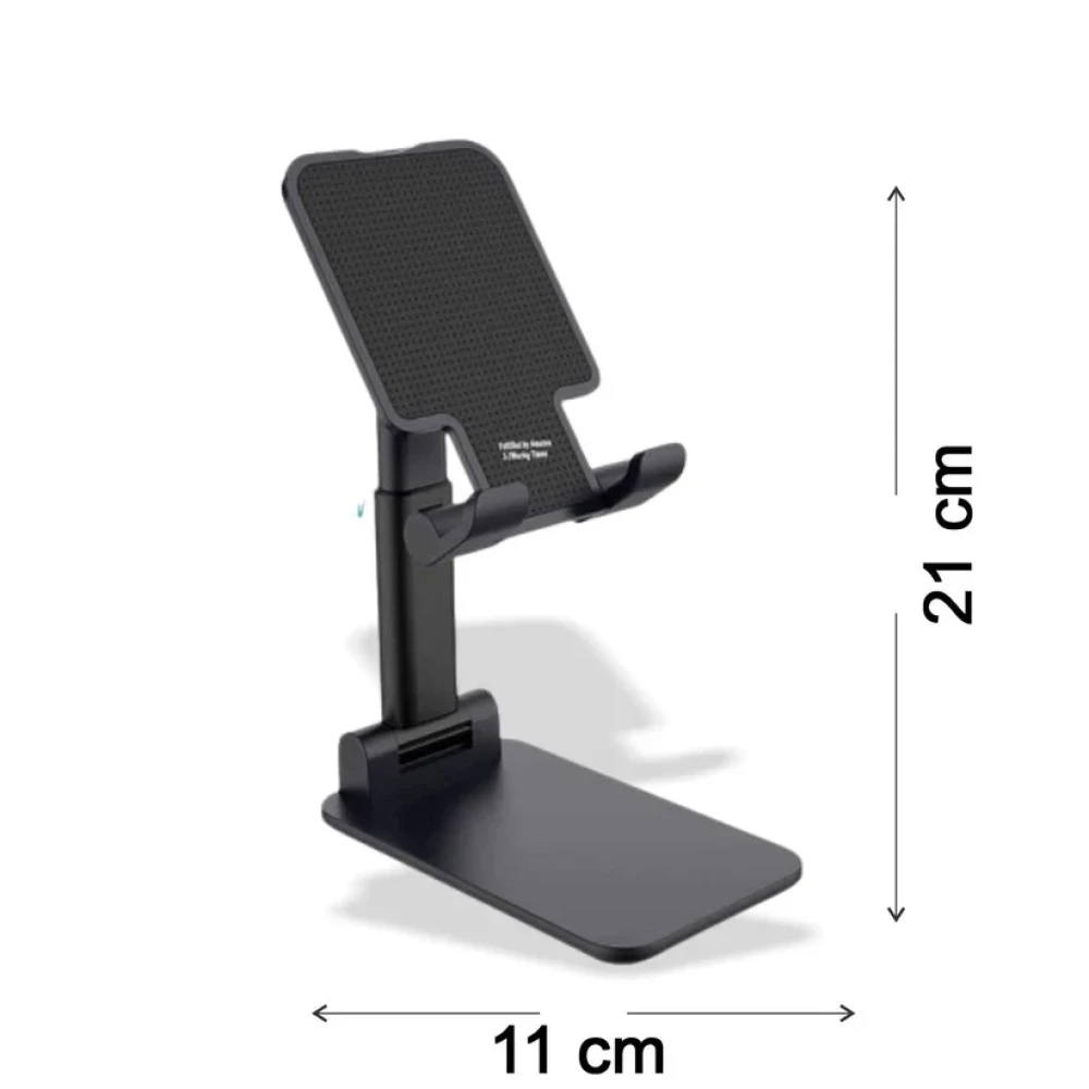 JEEZSA Foldable Mobile Stand with Angle Adjustable Desktop Table Mobile Holder