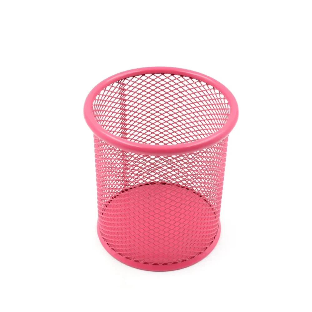 JEEZSA Metal Mesh Pen Holder for Desk (1 Pc): Pen Stand, Pencil Organizer, Stationery Storage