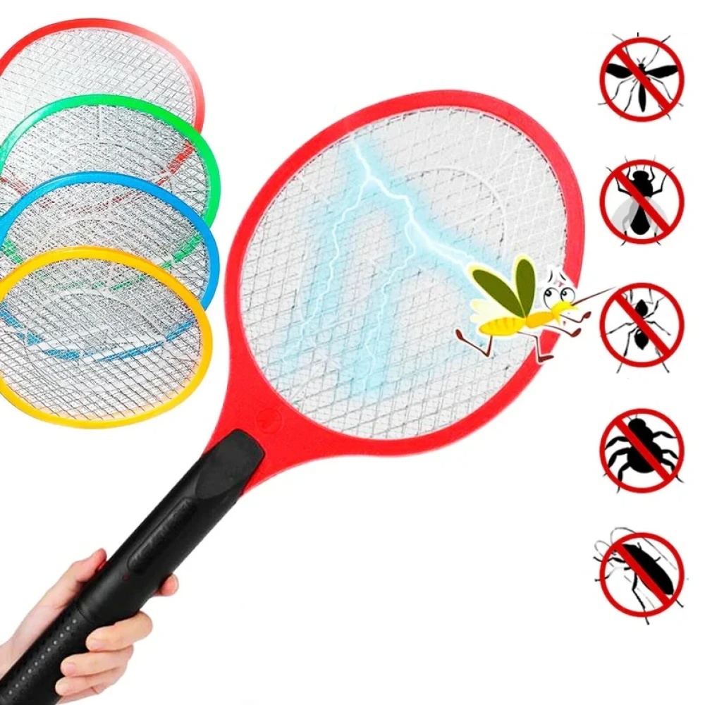 JEEZSA Mosquito Killer Racket Rechargeable Handheld Electric Fly Swatter Mosquito Killer Racket Bat, Electric Insect Killer (Quality Assured)