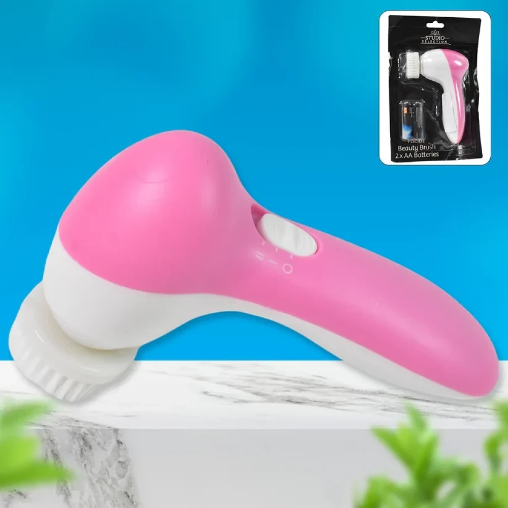 JEEZSA Facial Beauty Brush, Face Massager (1 Pc / With 2 AA Battery Included)