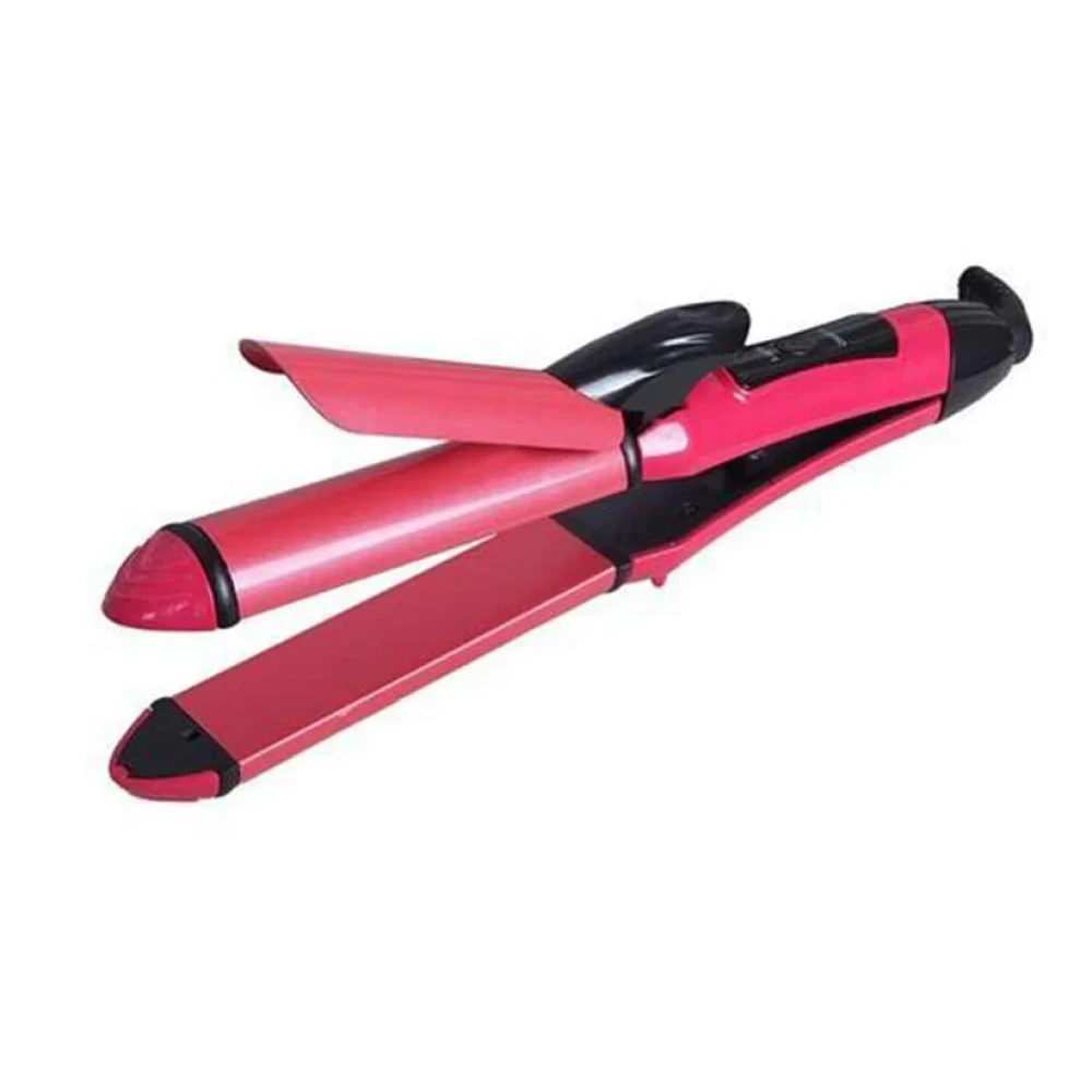 JEEZSA 2 in 1 Hair Straightener and Curler Machine For Women | Curl & Straight Hair Iron