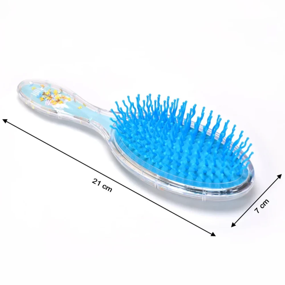 JEEZSA Hair Brush for Kids Detangling Anti-static Soft Massage for Braids Curly Straight Long or Short Wet Or Dry Hair (Multi-Design)