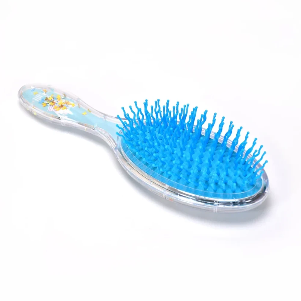 JEEZSA Hair Brush for Kids Detangling Anti-static Soft Massage for Braids Curly Straight Long or Short Wet Or Dry Hair (Multi-Design)