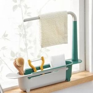 JEEZSA Expandable Kitchen Drying Basket Rack for Kitchen Use (1 Pc)