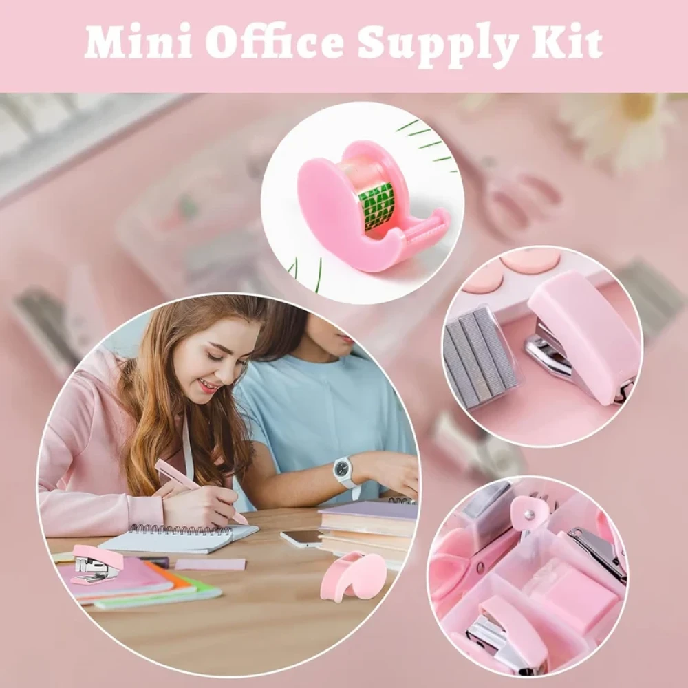 JEZSA Mini Office Stationery Set (4 Pcs Set)