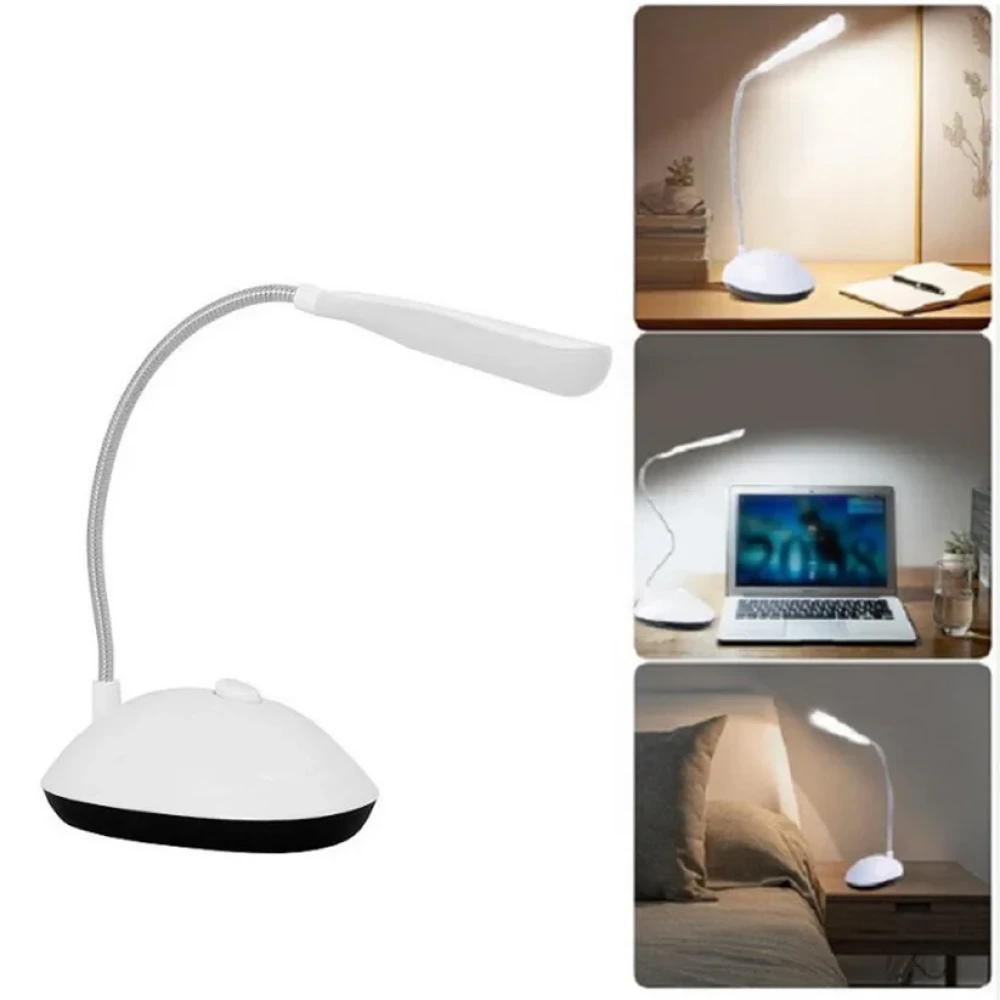 JEEZSA Portable LED Reading Light Adjustable Dimmable Touch Control Desk Lamp