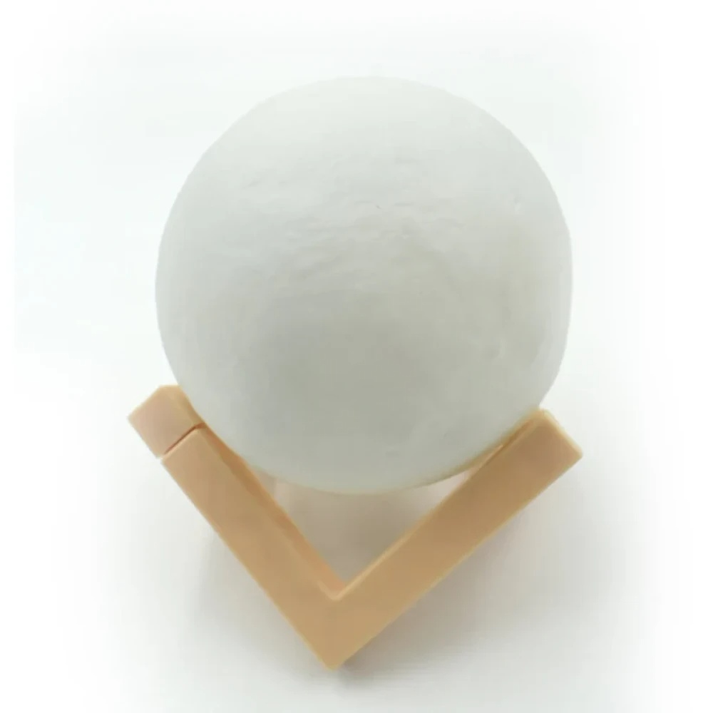 JEEZSA 3D Power Moon Lamp with Touch Control Adjust Brightness / One color