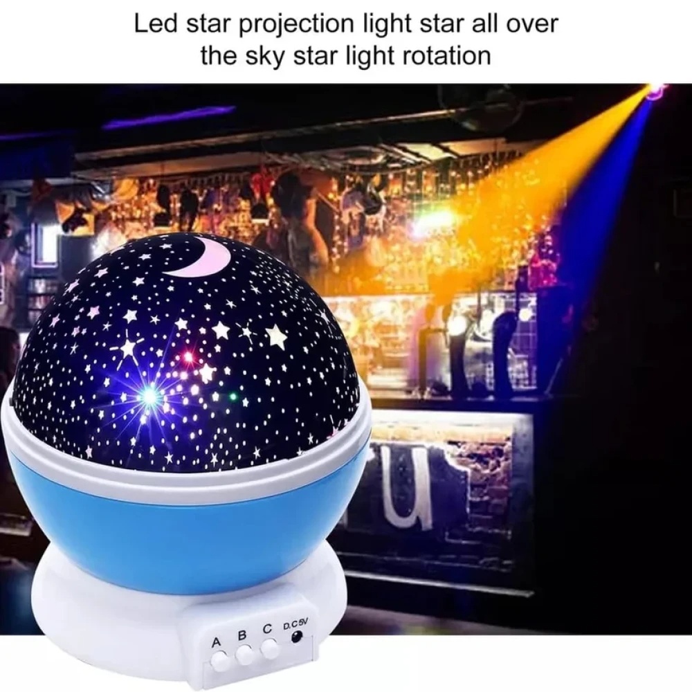 JEEZSA Colour Changing Good Night Star Master Rotating Projection Night Lamp